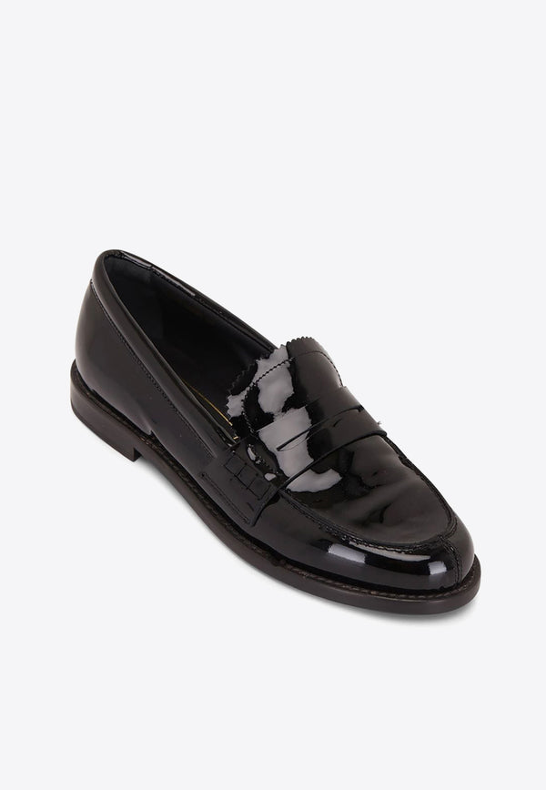 Golden Goose DB Jerry Patent Leather Loafers Black GWF00268F003477_90100