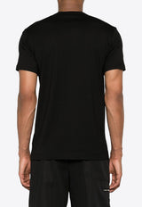 Comme Des Garçons Logo Print Crewneck T-shirt Black FMT020S24_1BLACK