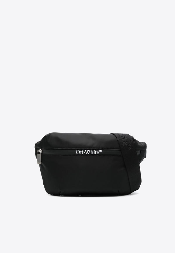 Off-White Logo-Print Belt Bag OMNO037S24FAB001_1000 Black