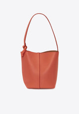 JW Anderson Corner Calf Leather Bucket Bag Clay HB0614LA0307_142