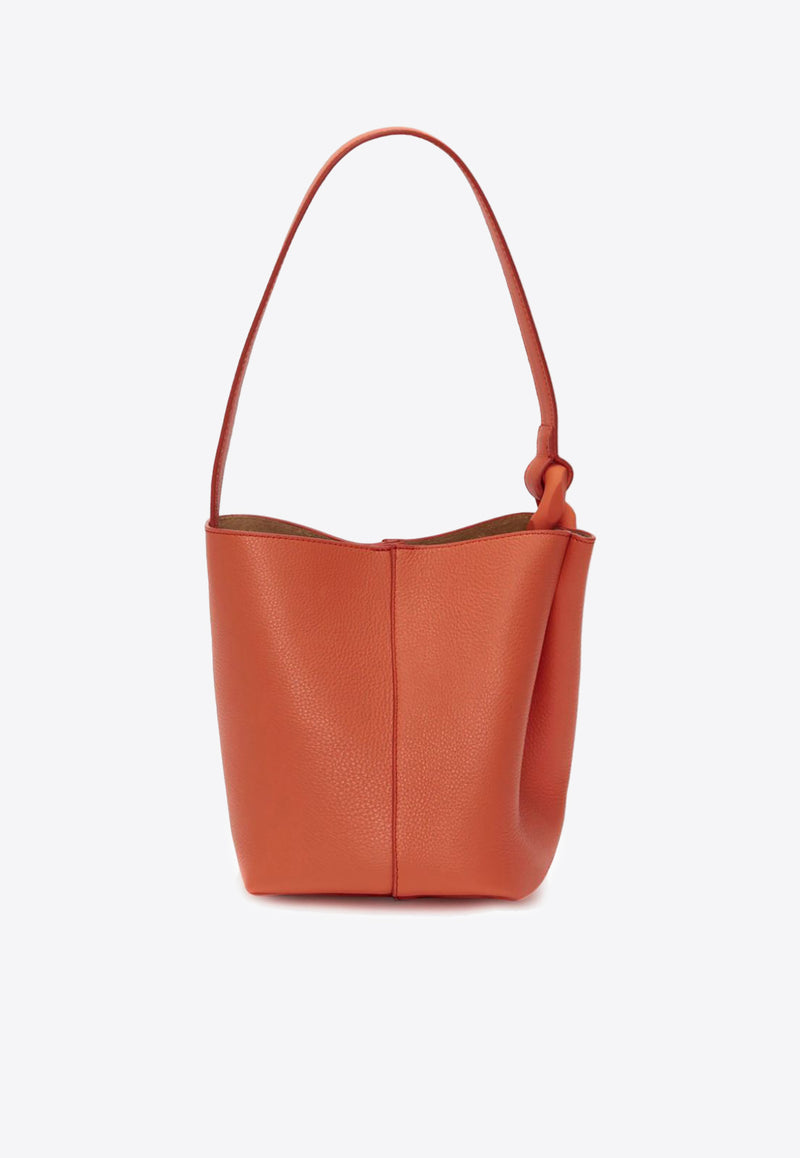 JW Anderson Corner Calf Leather Bucket Bag Clay HB0614LA0307_142