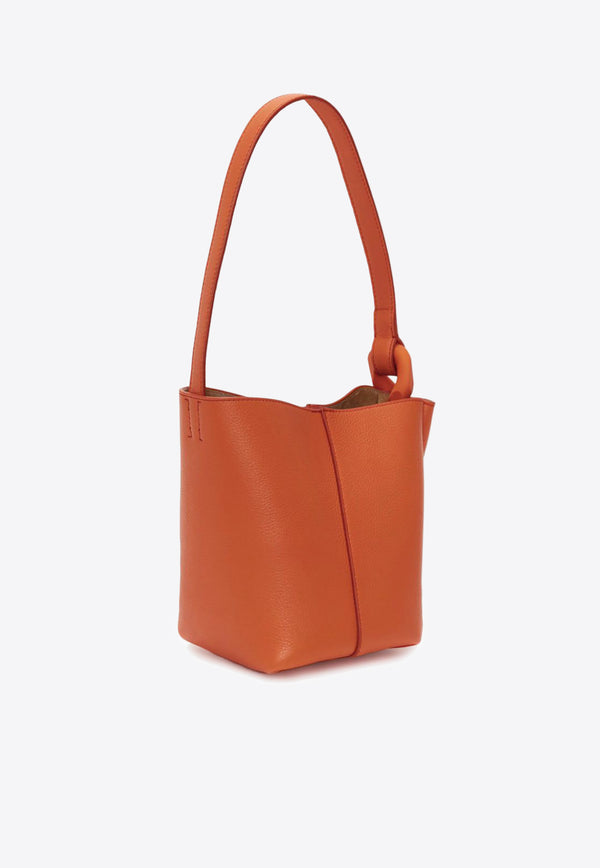 JW Anderson Corner Calf Leather Bucket Bag Clay HB0614LA0307_142