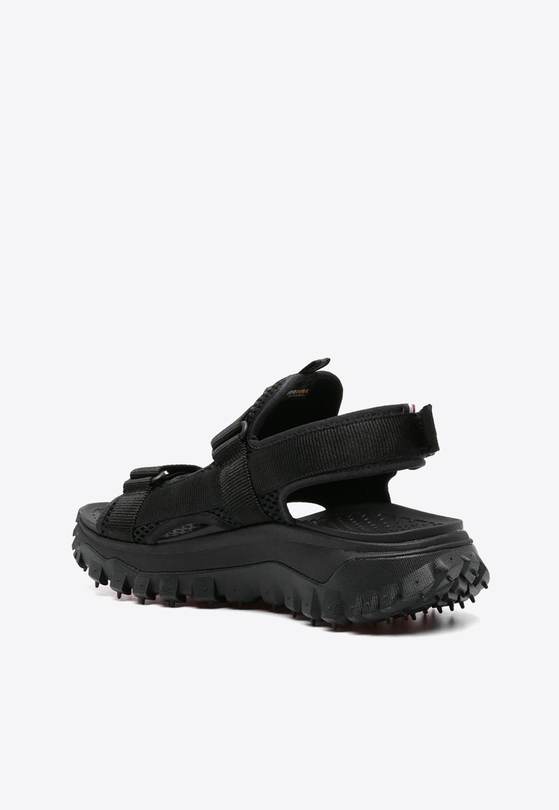 Moncler Trailgrip Vela Strap Sandals J109B4L00110M3808_999 Black