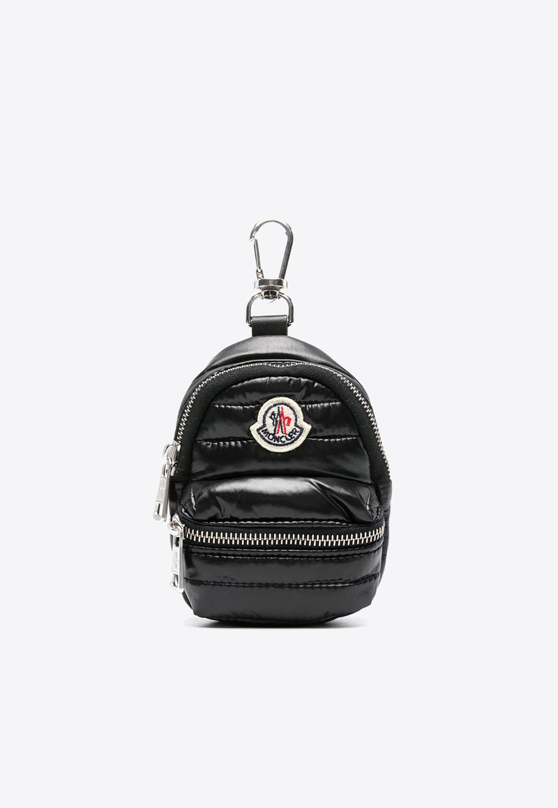 Moncler Kilia Backpack Key-ring Charm J109B6F00001M3949_999 Black