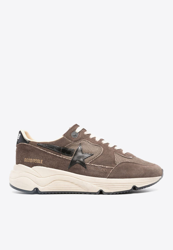 Golden Goose DB Running Sole Star-Patch Suede Sneakers Brown GMF00670F005455_55577
