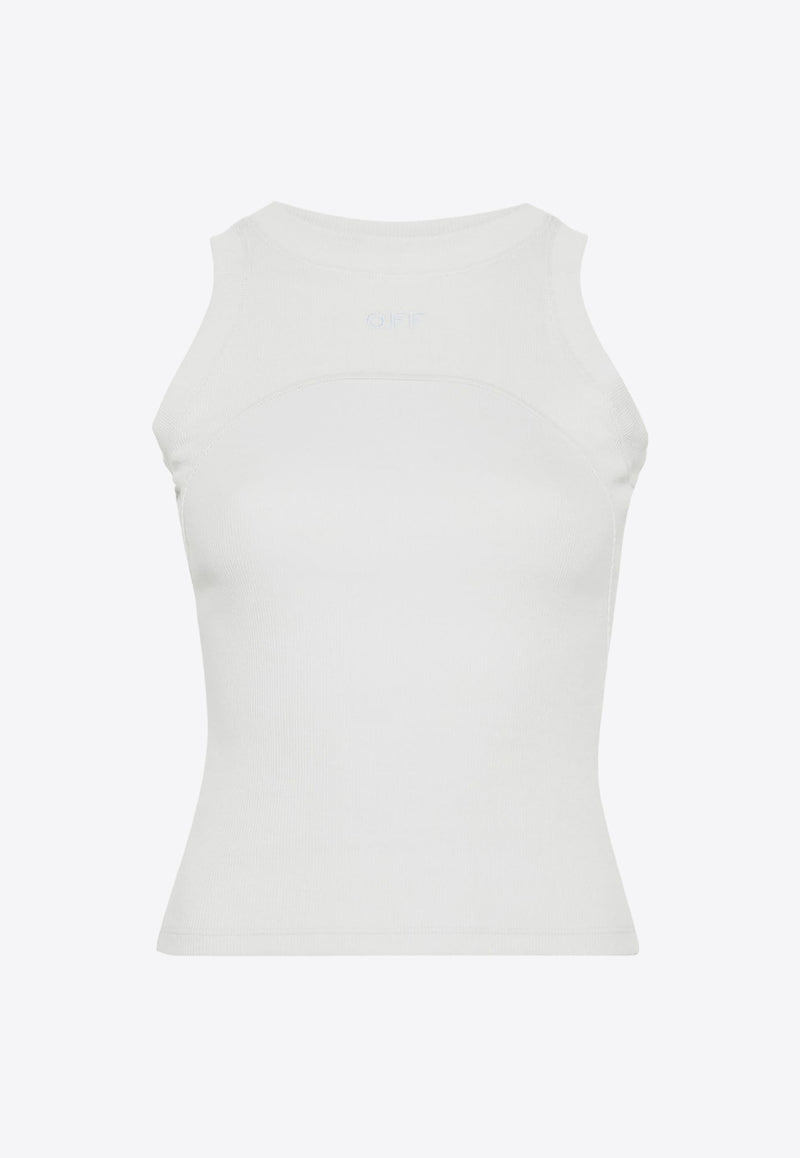 Off-White Off Stamp Logo Tank Top OWAD236S24JER001_4040 White