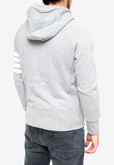 Thom Browne 4-bar Stripes Hooded Sweatshirt Gray MJT022H00535_068