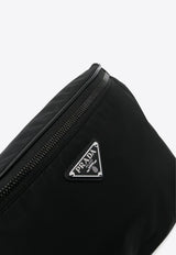 Prada Triangle Logo Belt Bag Black 2VL033VOOM2DMH_F0002