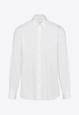 Prada Classic Long-Sleeved Shirt White UCM608SOOO10HT_F0009