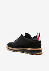 Thom Browne Alumni Paneled Sneakers Black MFD271BF0488_001