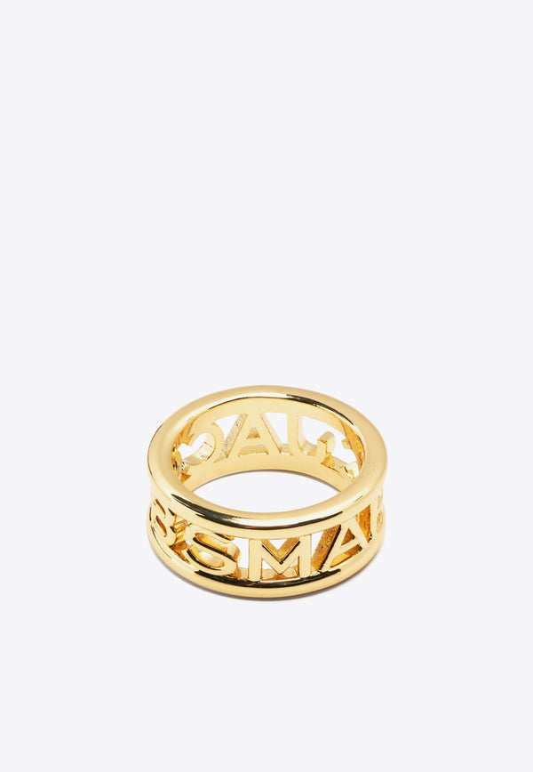 Marc Jacobs The Monogram Metal Ring J403MT1RE22_710 Gold