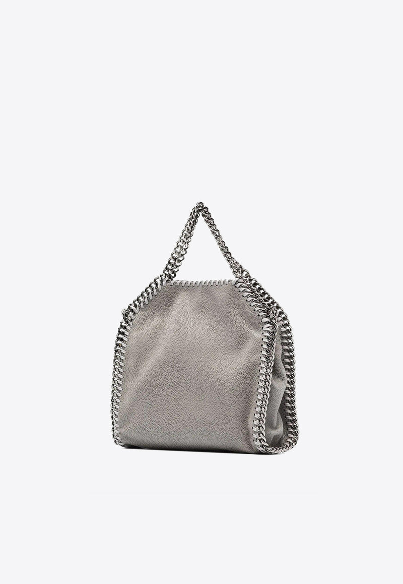 Stella McCartney Tiny Falabella Logo-Charm Tote Bag 391698W9132_1220 Gray