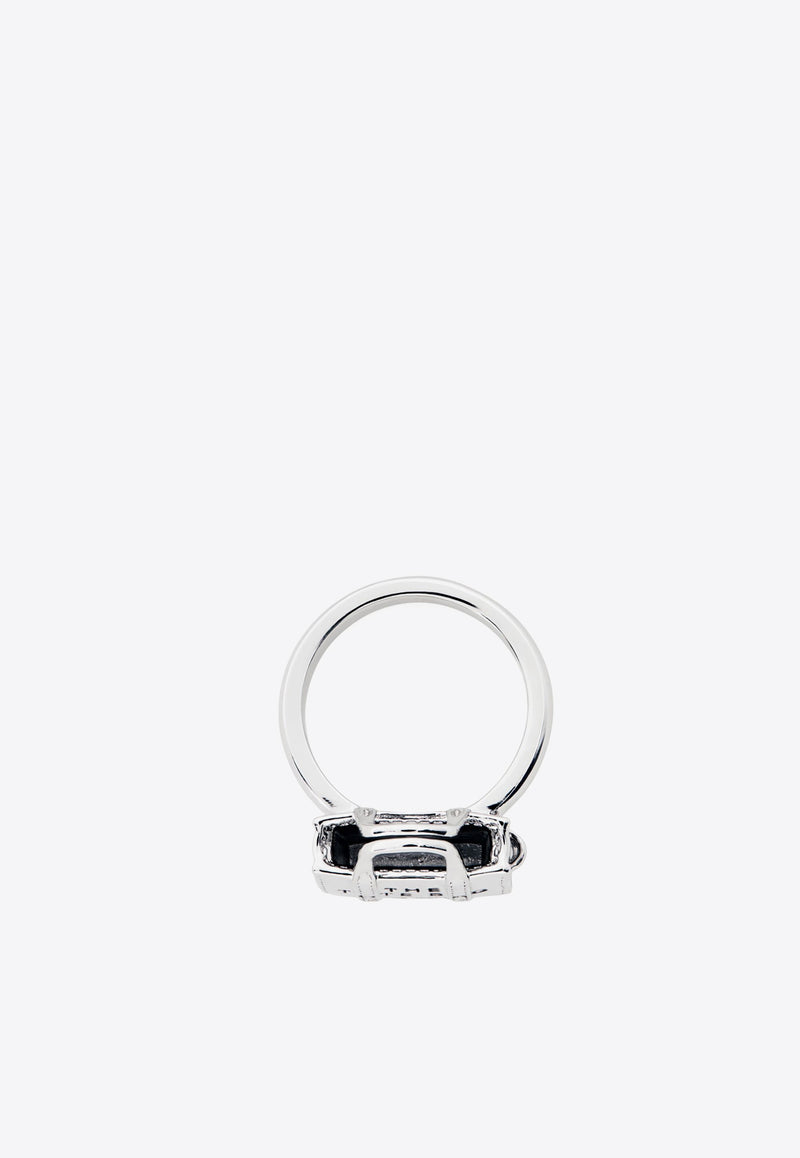 Marc Jacobs Tote Bag Sculpted Ring 2P4JRN001J21_029 Silver