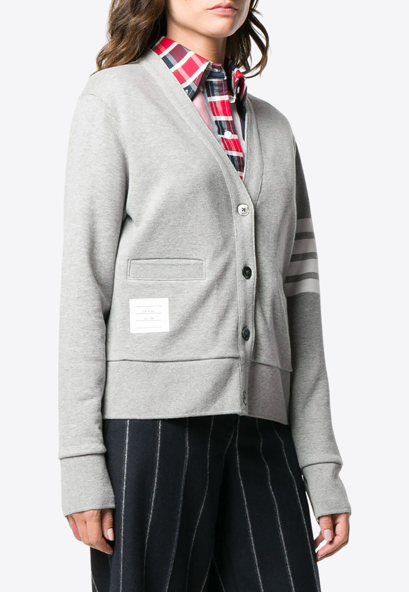 Thom Browne 4-bar Stripes Cardigan Gray FJT069A00535_055