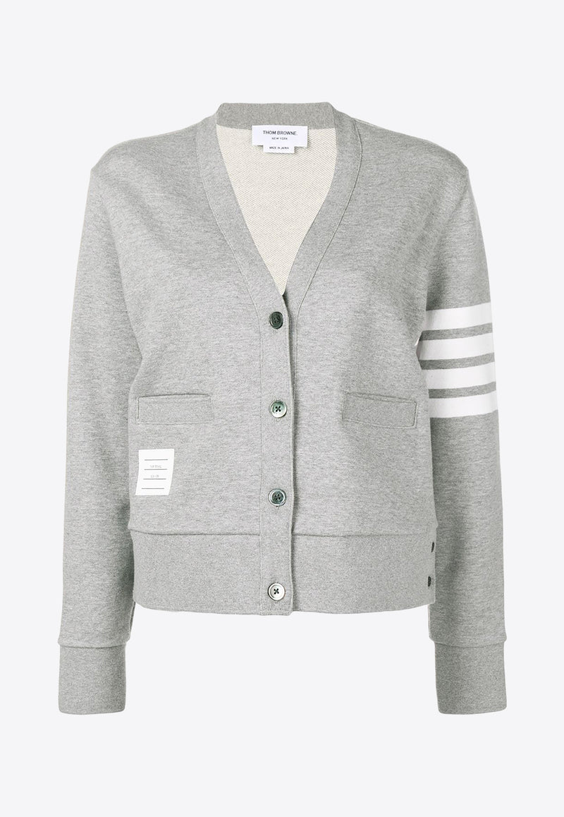 Thom Browne 4-bar Stripes Cardigan Gray FJT069A00535_055