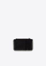 Stella McCartney Falabella Logo-Charm Zipped Cardholder 422364W9132_1000 Black