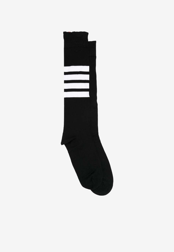 Thom Browne 4-bar Stripes Socks Black FAS026B01690_001