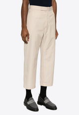 Thom Browne Typewriter Cloth Chino Pants Khaki MTU320U04502_250