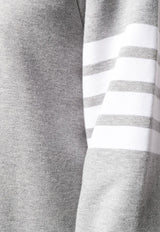 Thom Browne 4-bar Stripes Sweatshirt Dress Gray FJD056A00535_055