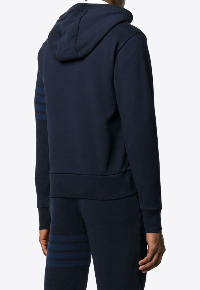 Thom Browne 4-bar Stripes  Zip-Up Hoodie Navy MJT249A06910_415