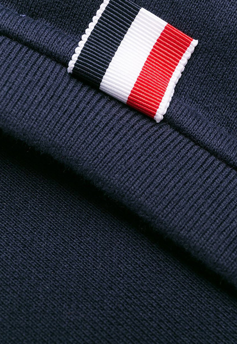 Thom Browne 4-bar Stripes Sweatshirt Dress Navy FJD056A00535_415