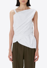 JW Anderson Twisted Sleeveless Top White TP0328PG1090_001