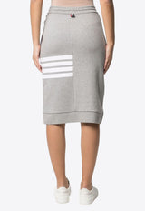 Thom Browne 4-bar Stripes Drawstring Skirt Gray FJK008A00535_055