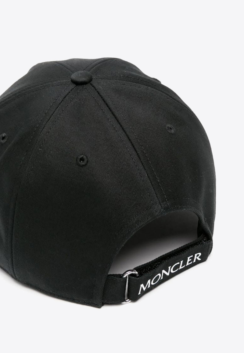 Moncler Logo-Patch Baseball Cap J10913B000020U162_999 Black