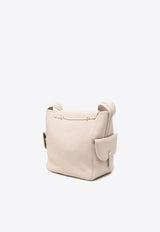 Jérôme Dreyfuss Ben Pebbled Leather Shoulder Bag Ecru 43STANLCH_Ecru grainé