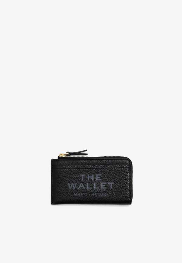 Marc Jacobs Grained Leather Top Zip Wallet 2S4SMP010S02_001 Black