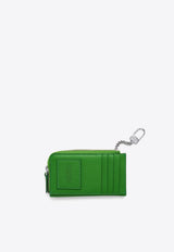 Marc Jacobs Grained Leather Top Zip Wallet 2S4SMP010S02_310 Green