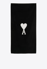 AMI PARIS Ami De Coeur Towel Black UTW935340_194