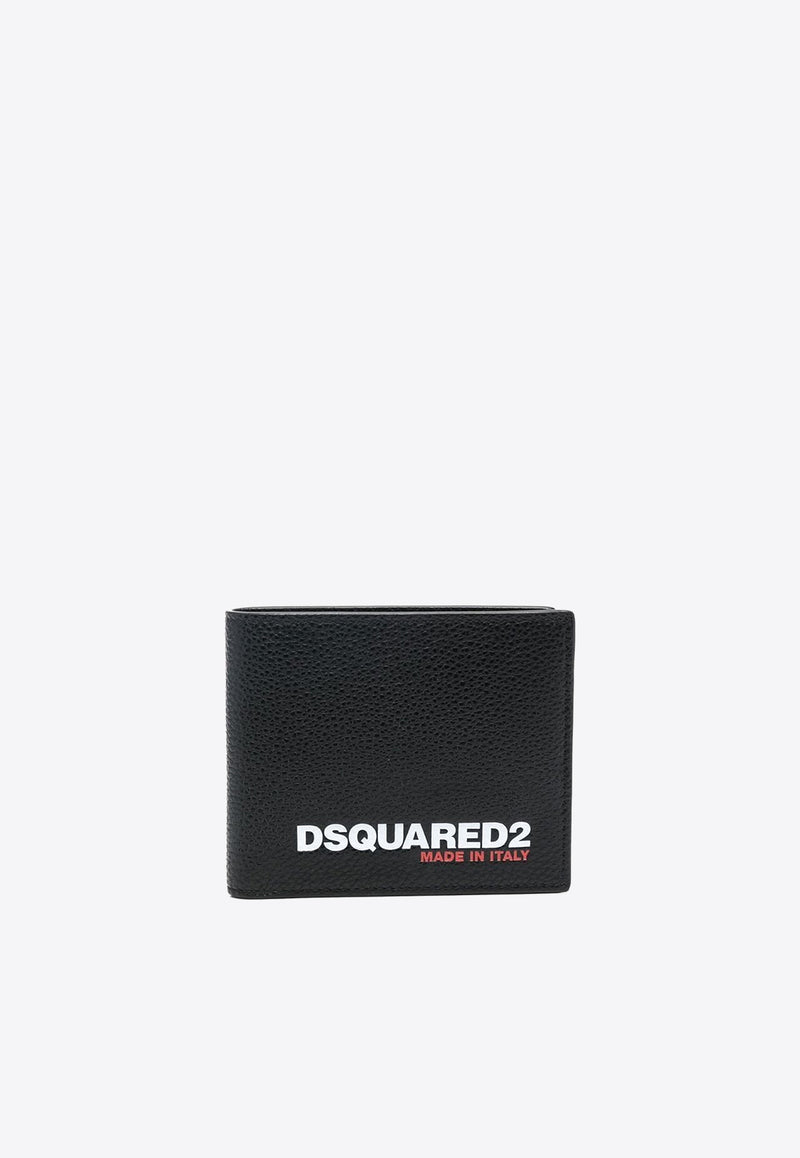 Dsquared2 Small Bob Leather Coin Wallet Black WAM004225103888_2124