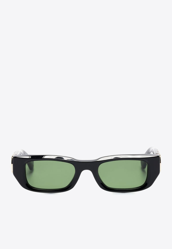 Off-White Fillmore Rectangular Sunglasses Green OERI124S24PLA001_1055