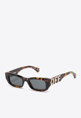 Off-White Fillmore Rectangular Sunglasses Gray OERI124S24PLA001_6007