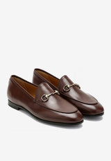 Gucci Jordaan Horsebit Leather Loafers Brown 786016AADCW/R_GUC-2212