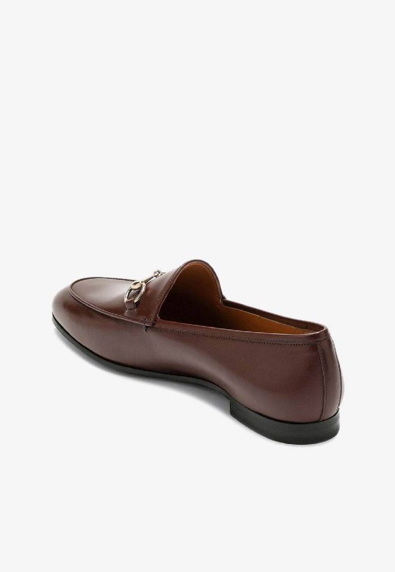 Gucci Jordaan Horsebit Leather Loafers Brown 786016AADCW/R_GUC-2212