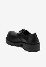 Balenciaga Hummer Leather Derby Shoes Black 786136WCDA3/R_BALEN-1080