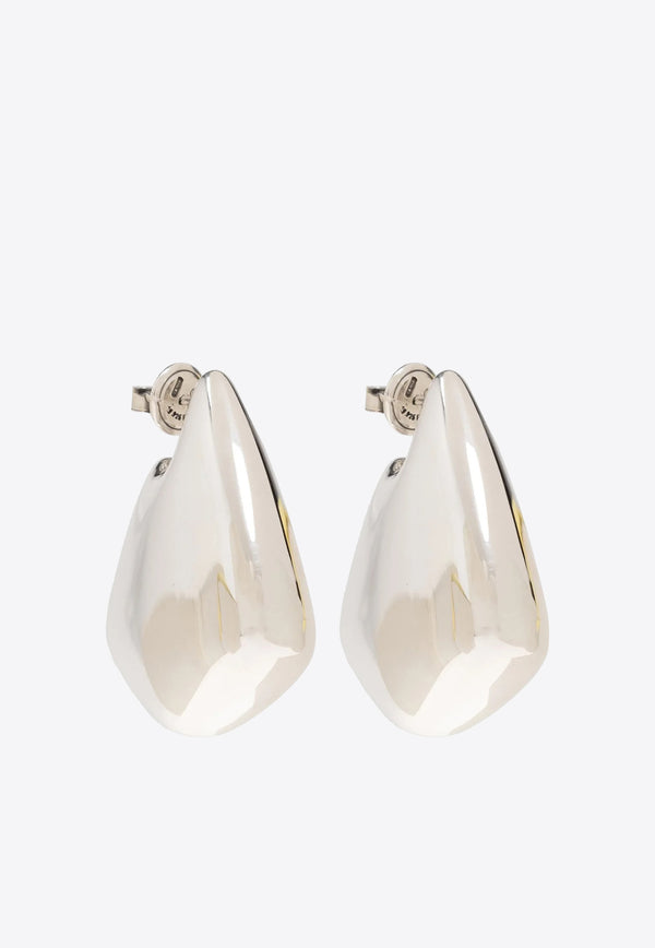Bottega Veneta Small Fin Earrings 786204V5070 8117 Silver