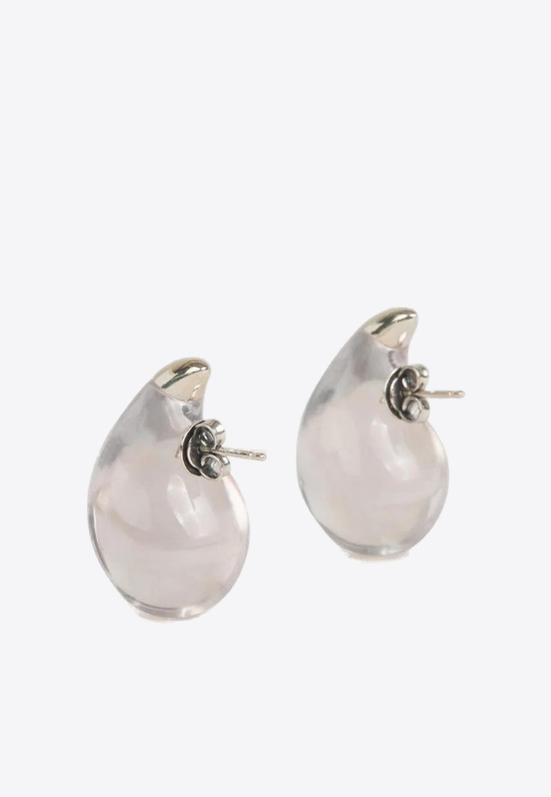 Bottega Veneta Drop-Shaped Earrings 786247VBOH6 8340 Transparent