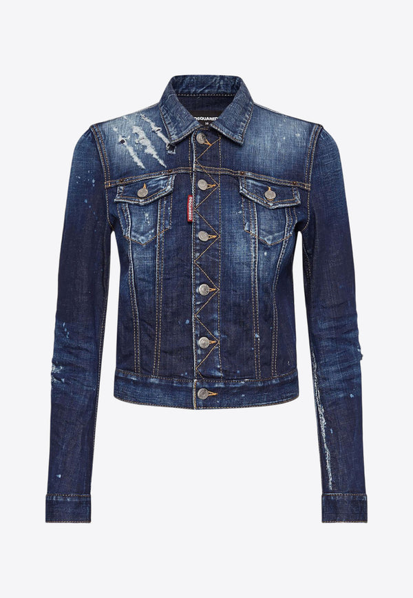 Dsquared2 Classic Denim Worker Jacket Navy S75AM1093S30342_470