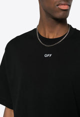 Off-White OFF Stamp Crewneck T-shirt Black OMAA120C99JER005_1001