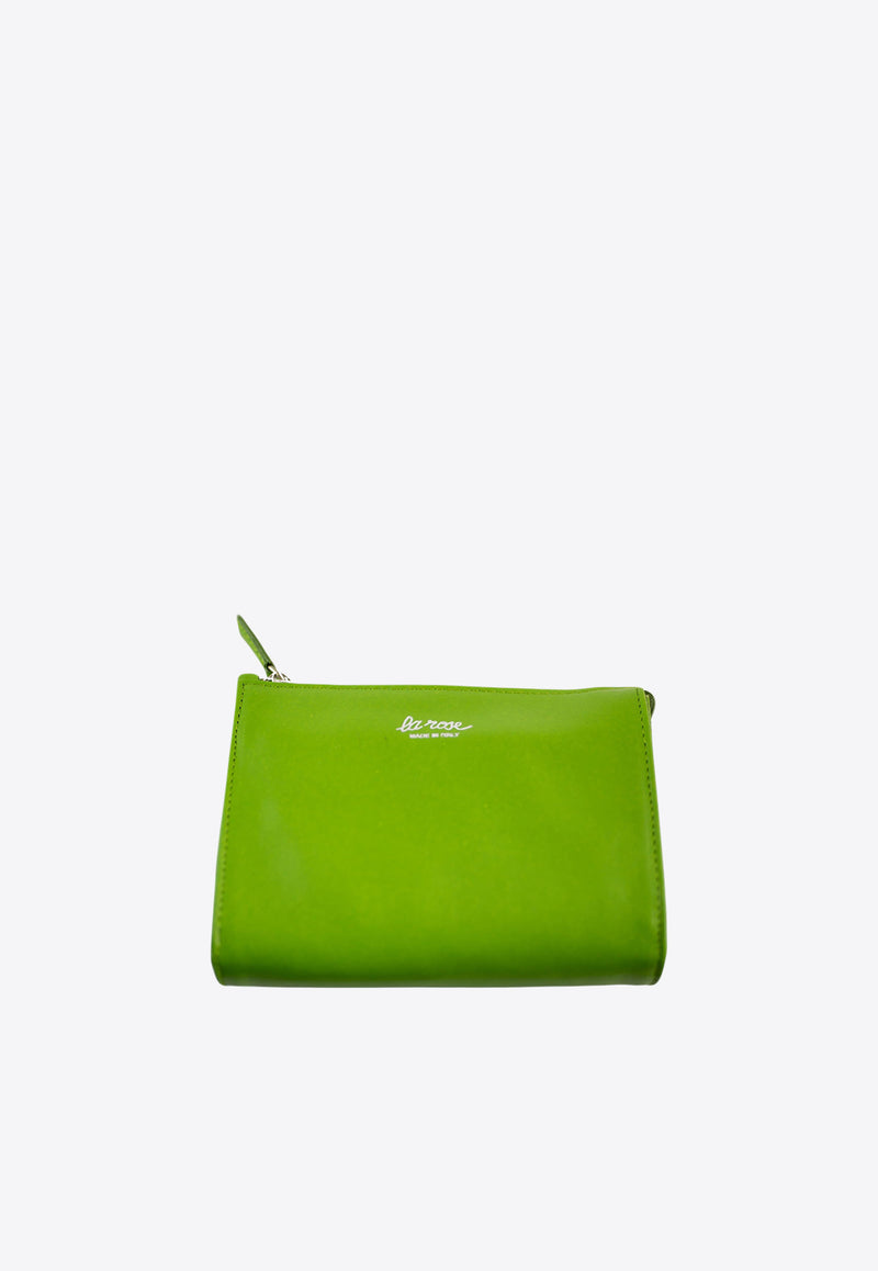 La Rose Leather Make-Up Pouch  Green 50131_15