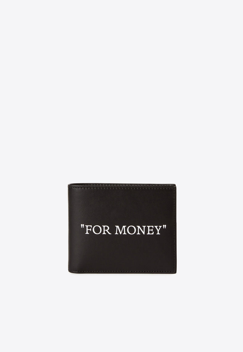 Off-White For Money Bi-Fold Wallet Black OMNC074C99LEA001_1001