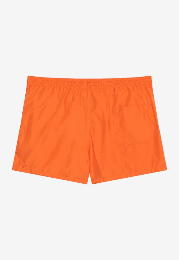 Gucci Logo Embroidered Swim Shorts Orange 787899XHAG2/Q_GUC-7573