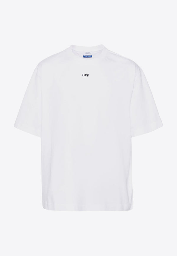 Off-White OFF Stamp Crewneck T-shirt White OMAA120C99JER005_0110