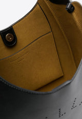 Stella McCartney Perforated Logo Faux Leather Tote Bag Black 7B0102W8542_1000