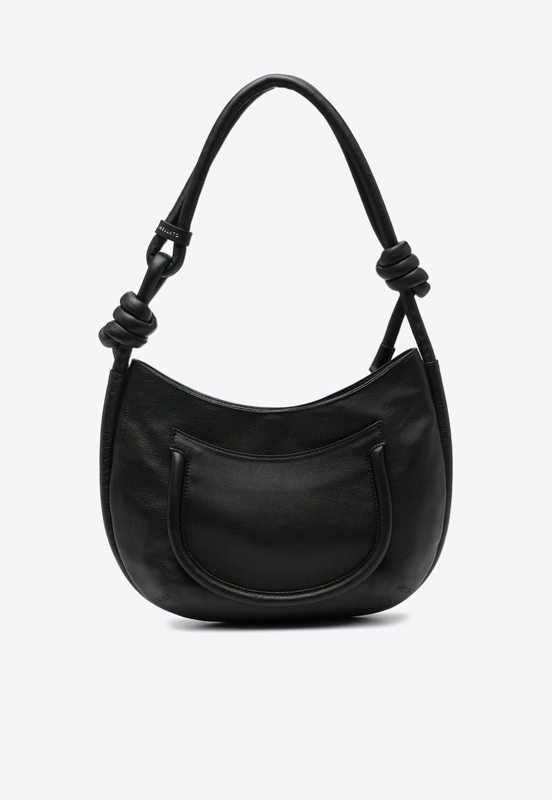 Zanellato Small Demi Piuma Shoulder Bag Black 0685500660000S_Z0001