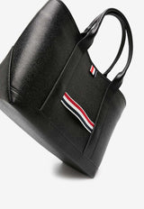 Thom Browne Small Tool Leather Tote Bag Black UAG187A00198_001