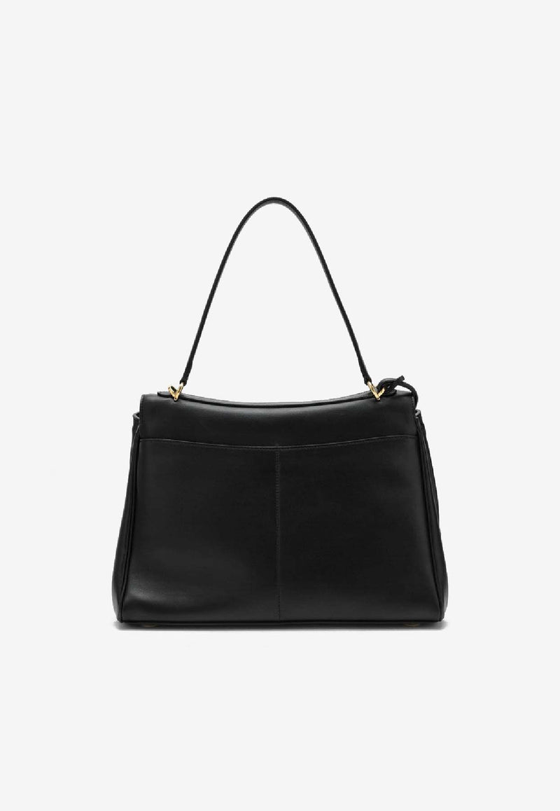 Balenciaga Medium Rodeo Calfskin Shoulder Bag Black 7897722AA4V/Q_BALEN-1000